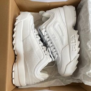 Fila disruptor 2 premium white sneakers